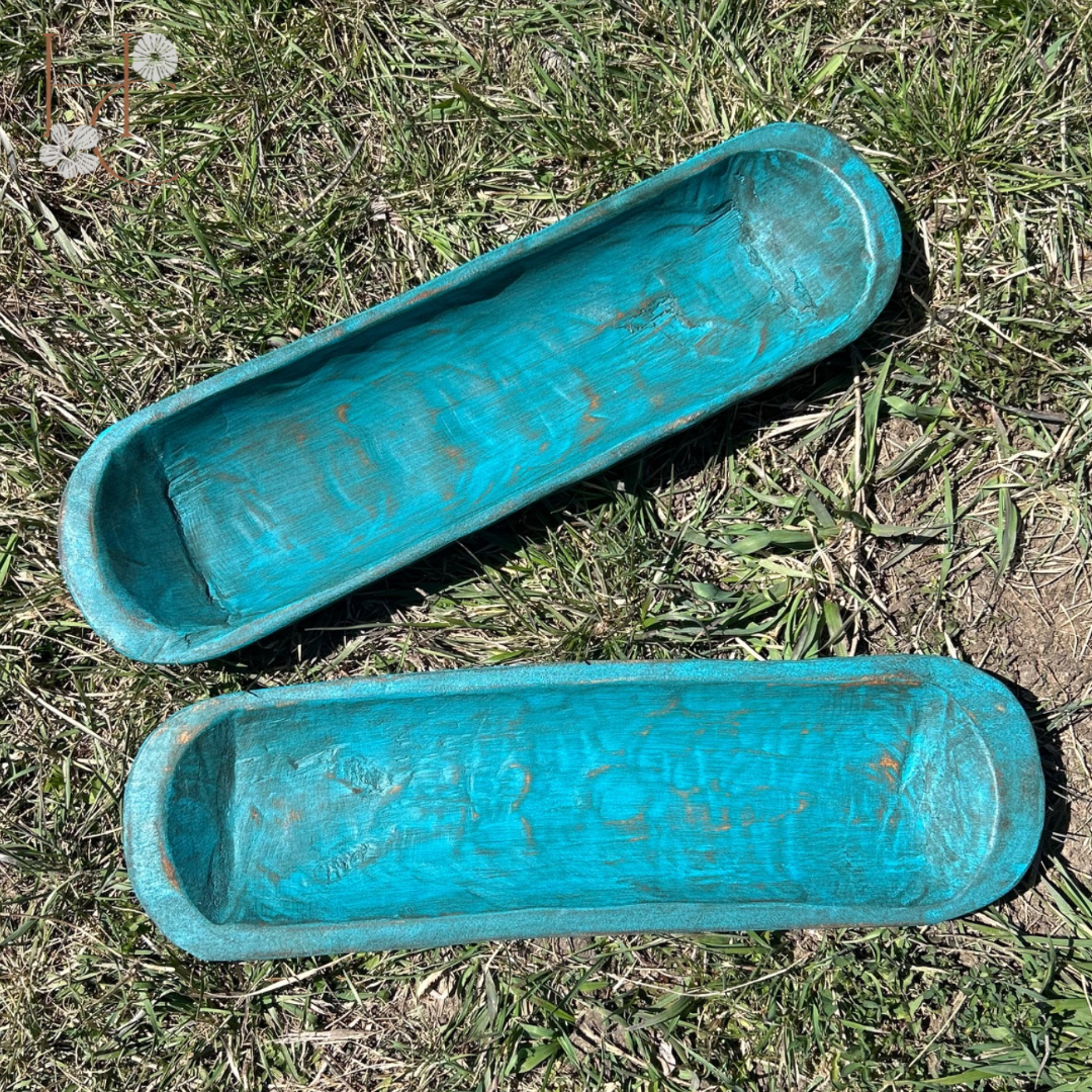 Medium Turquoise Dough Bowl