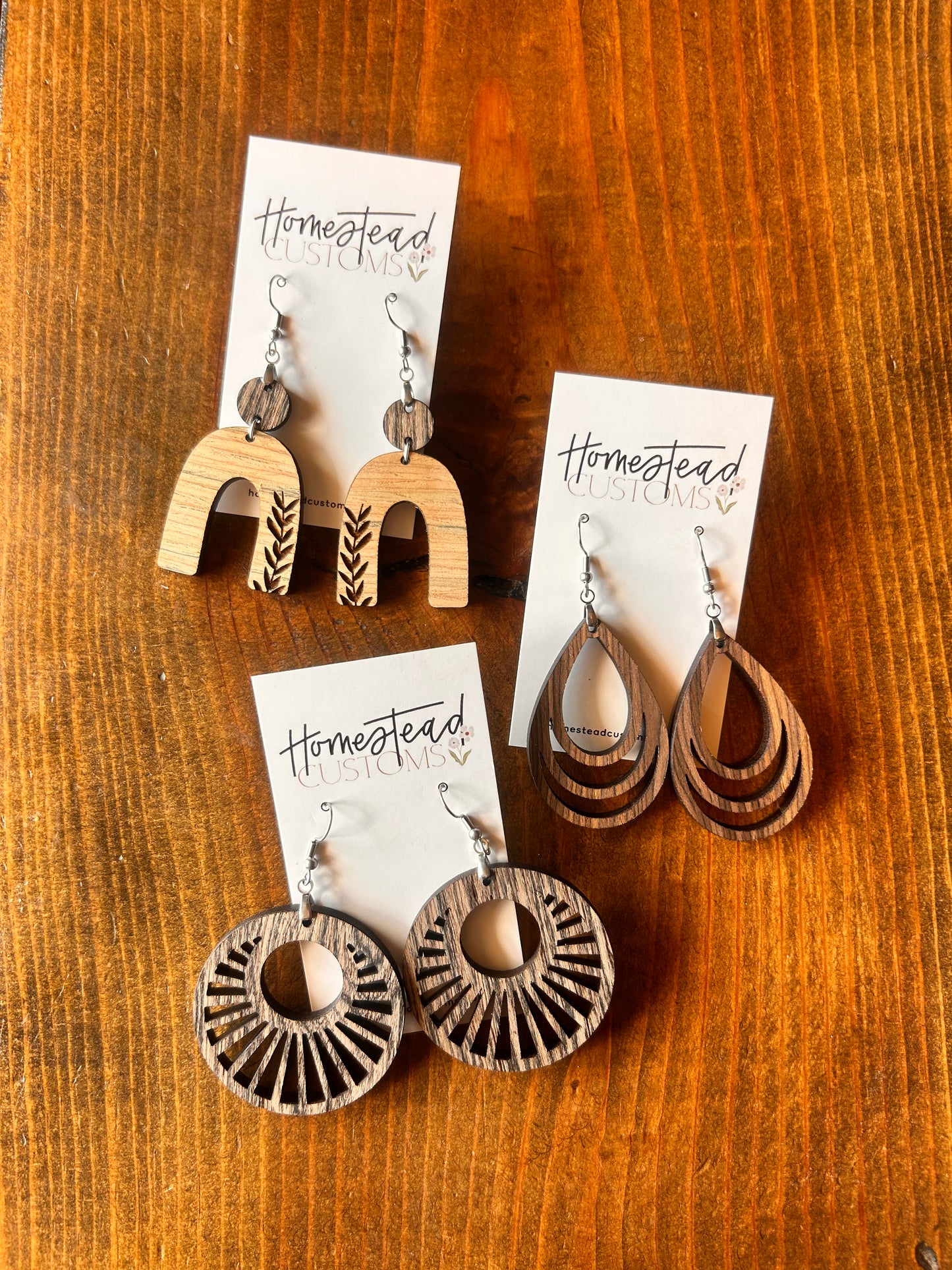 Wooden Earrings
