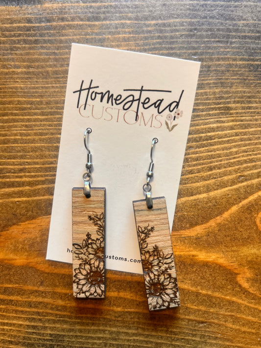 Sunflower Earrings