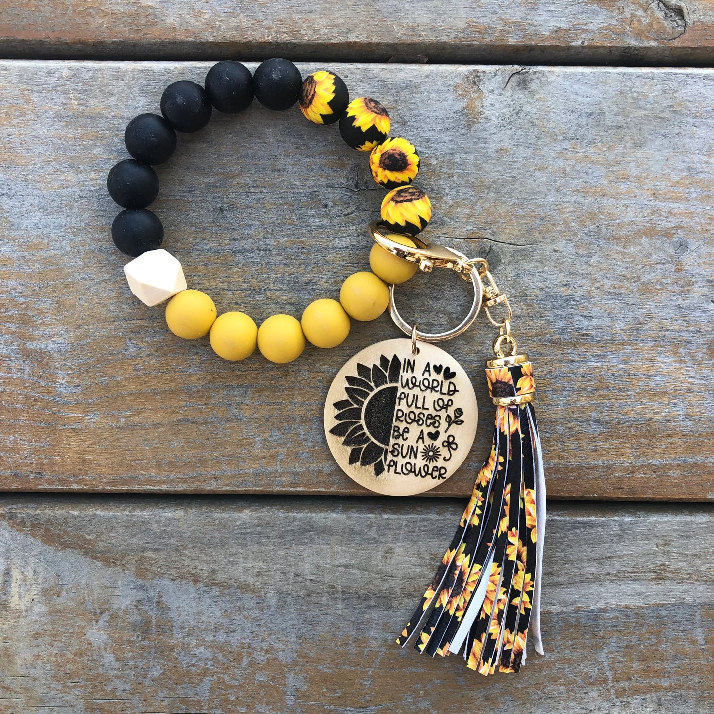 Sunflower Wristlet (disk not included)